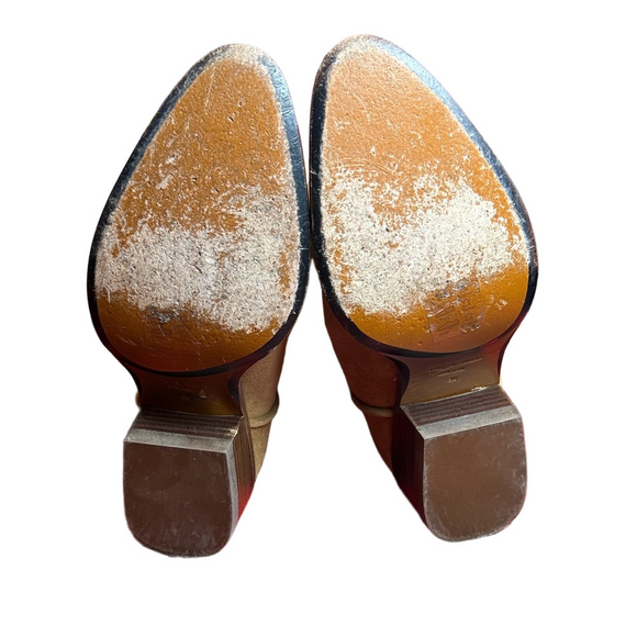 Rag & Bone Camel Suede Heeled Boots - Picture 5 of 5